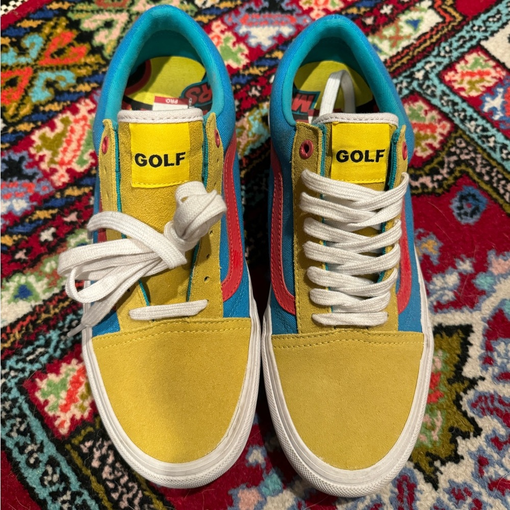 Vans Gold Wang shoes size 9